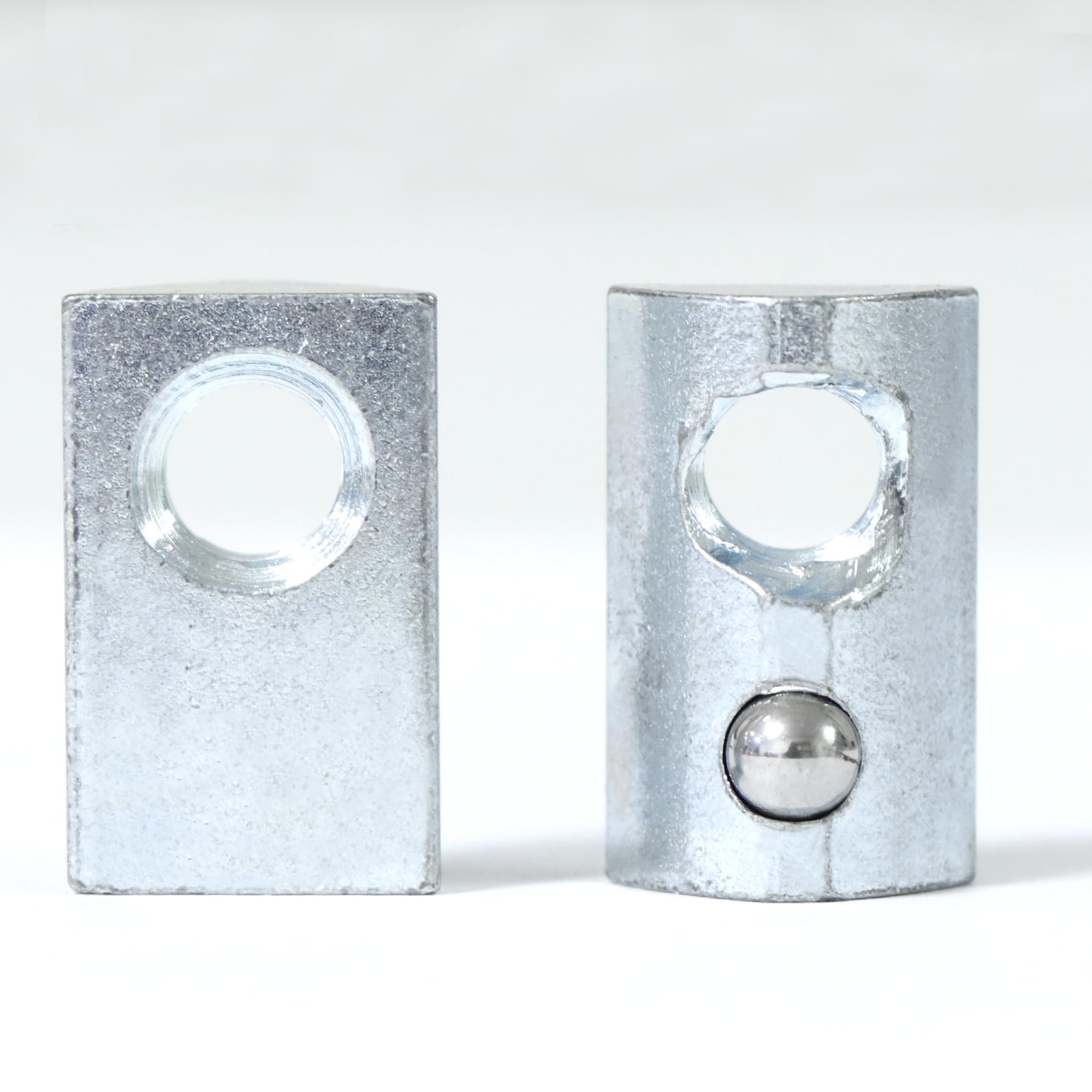 T-Slot Nuts - 1/4-20 Steel Roll with Ball Spring -4