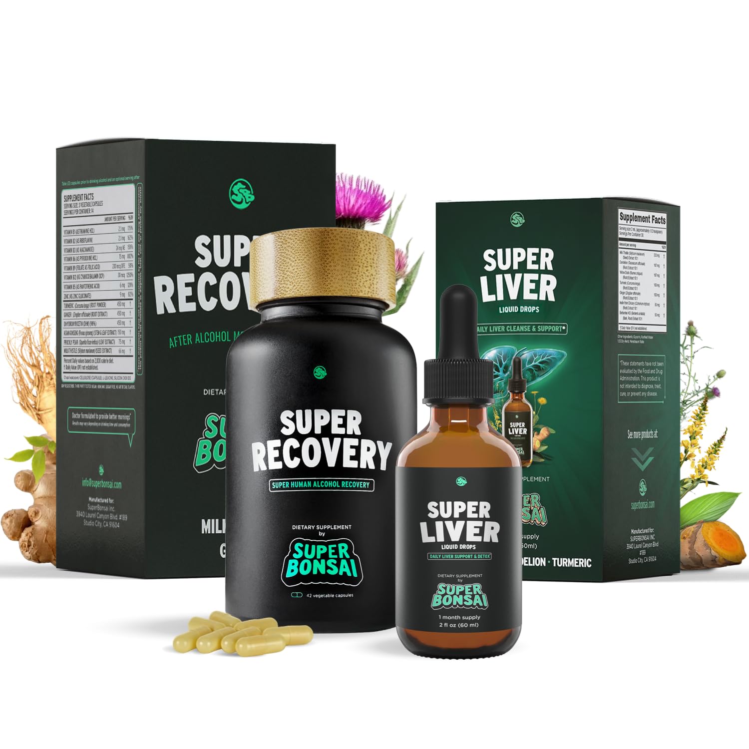 Amazon.com: Super Recovery & Super Liver Bundle - All Natural