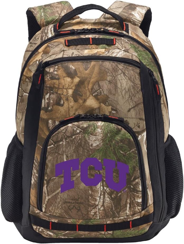 Broad Bay Texas Christian University Backpack TCU Camo Backpacks - Laptop Computer Section