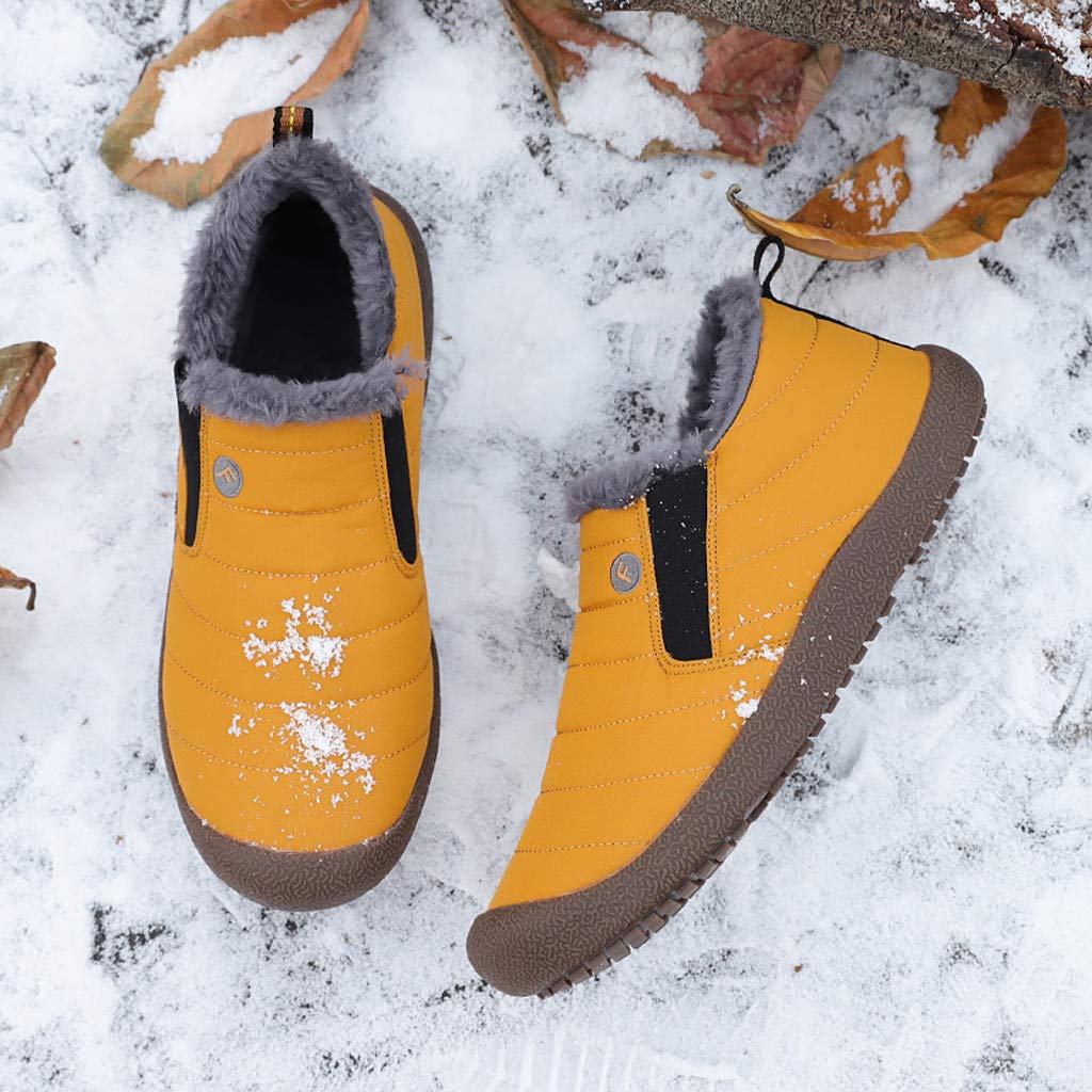 Winterschuhe Damen/Herren Warm Gefüttert Boots Schneestiefel Winterstiefel Trekking Winterschuhe