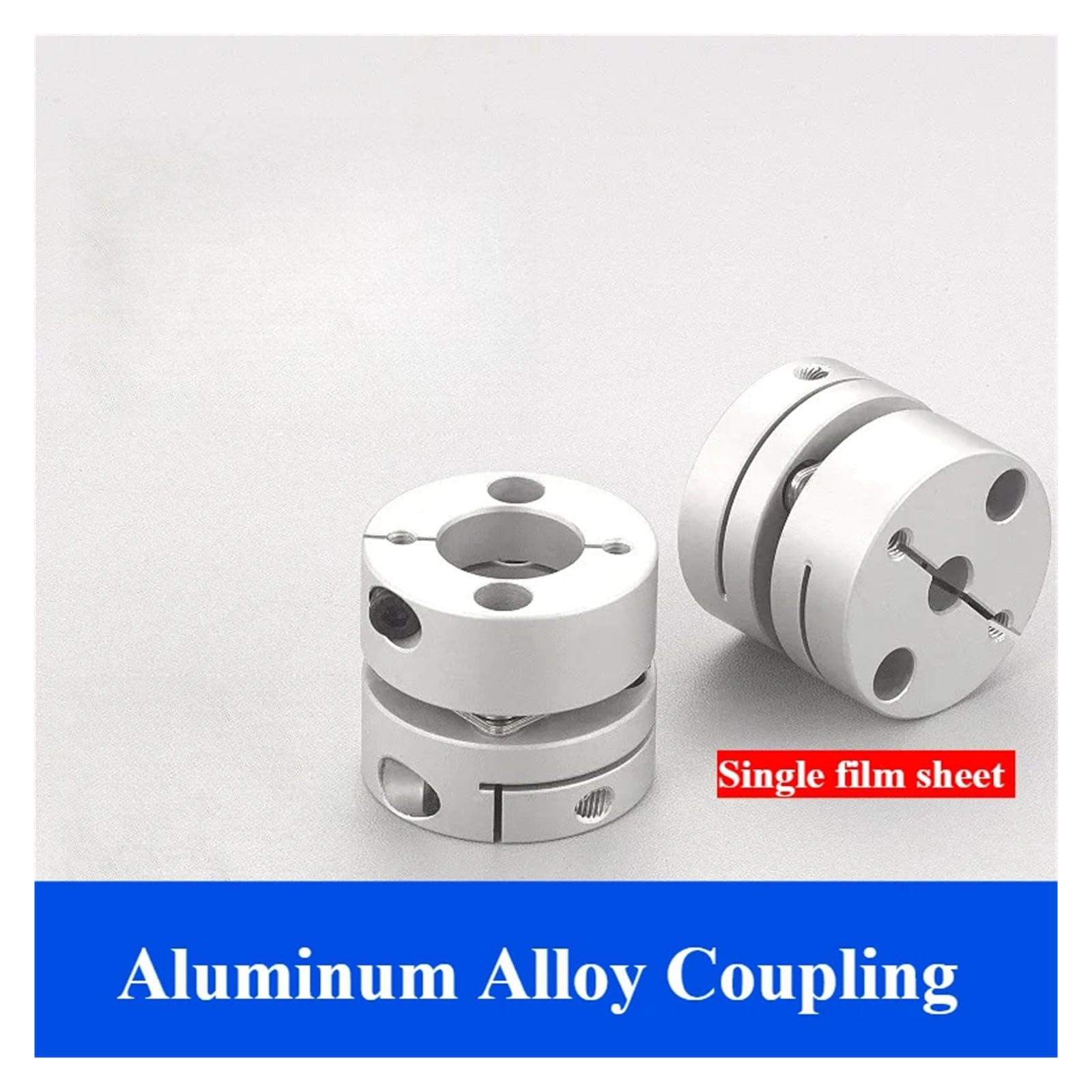 Acoplamientos flexibles, Acoplamiento de diafragma único de aleación de aluminio, diámetro interior de 50x41mm, 10-25mm for servomotor paso a paso(50x41-15mm to 16mm)