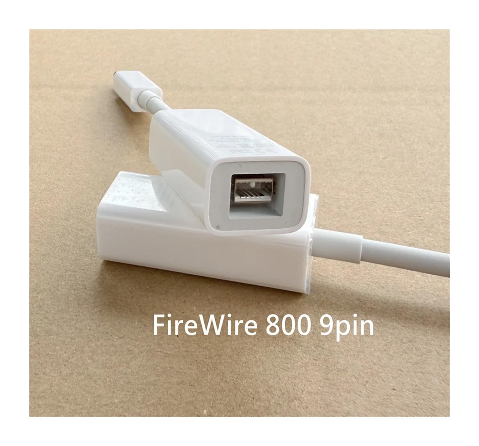 Adaptateur Thunderbolt 2 vers FireWire 800 A1463 vers Fire 1394B adapté aux Ordinateurs Mac équipés de Ports