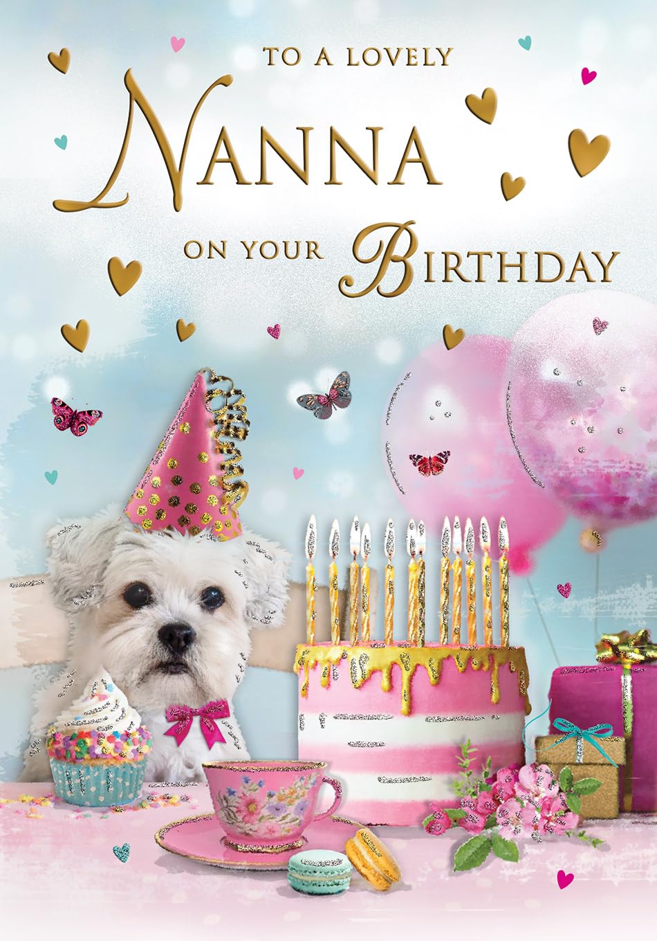 Birthday Card Nanna - 9 x 6 inches - Regal Publishing