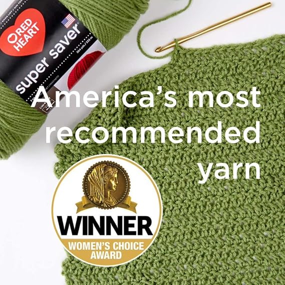 Red Heart Super Saver Metallic White Yarn - 3 Pack of 5oz/142g - Acrylic - 4 Medium (Worsted) - 255 Yards - Knitting/Crochet