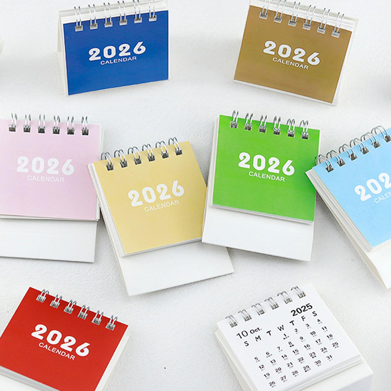 Calendario da scrivania 2026, 17 mesi di riferimento, dal 08/2025 al 12/2026, per ufficio, casa, scrivania, pianificatore di pianificazione per studenti