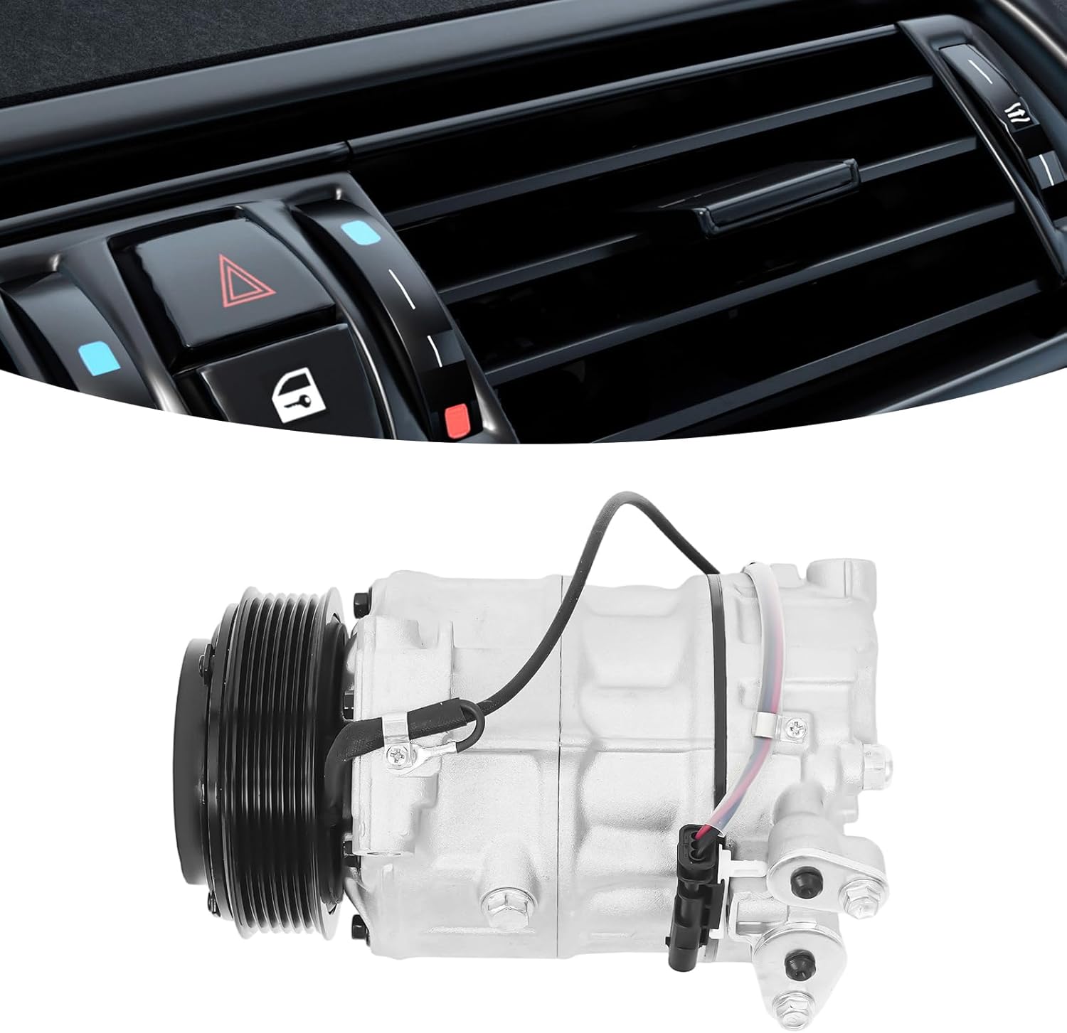 A/C Compressor, C2D45382 For 2010-2016 Range Rover 5.0L / Jaguar 5.0L OE# C2D45382