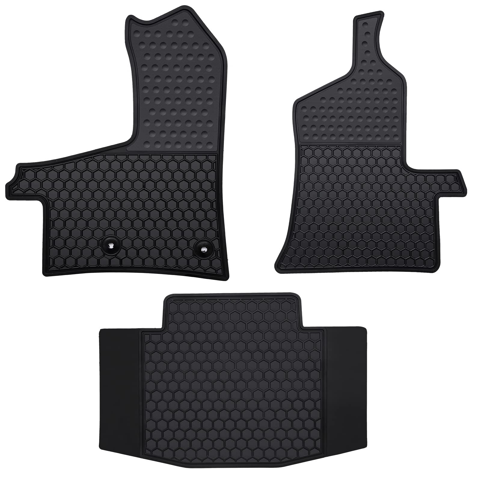 Photo 1 of Lwope Car Floor Mats Custom Fit for 2015-2019 Ford Transit 150/250/350 Black