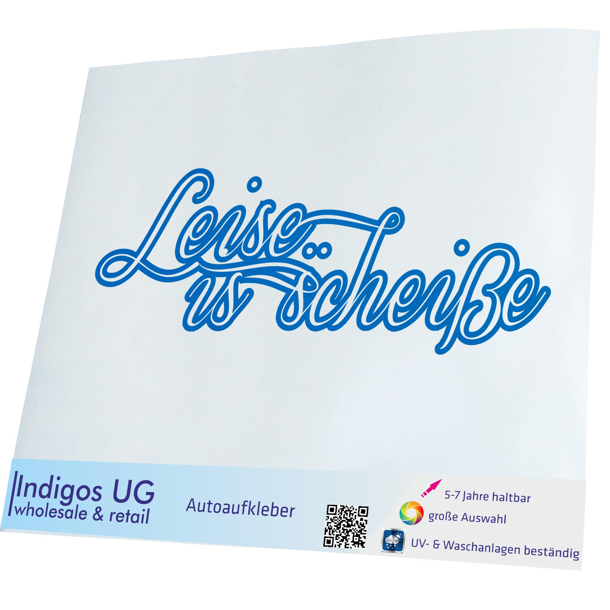 INDIGOS UG Adesivo JDM Die-Cut | Cavalluccio Marino (Seepferdchen) | 190 X 80 Mm | Pellicola Tedesca Per Auto E Superfici Lisce