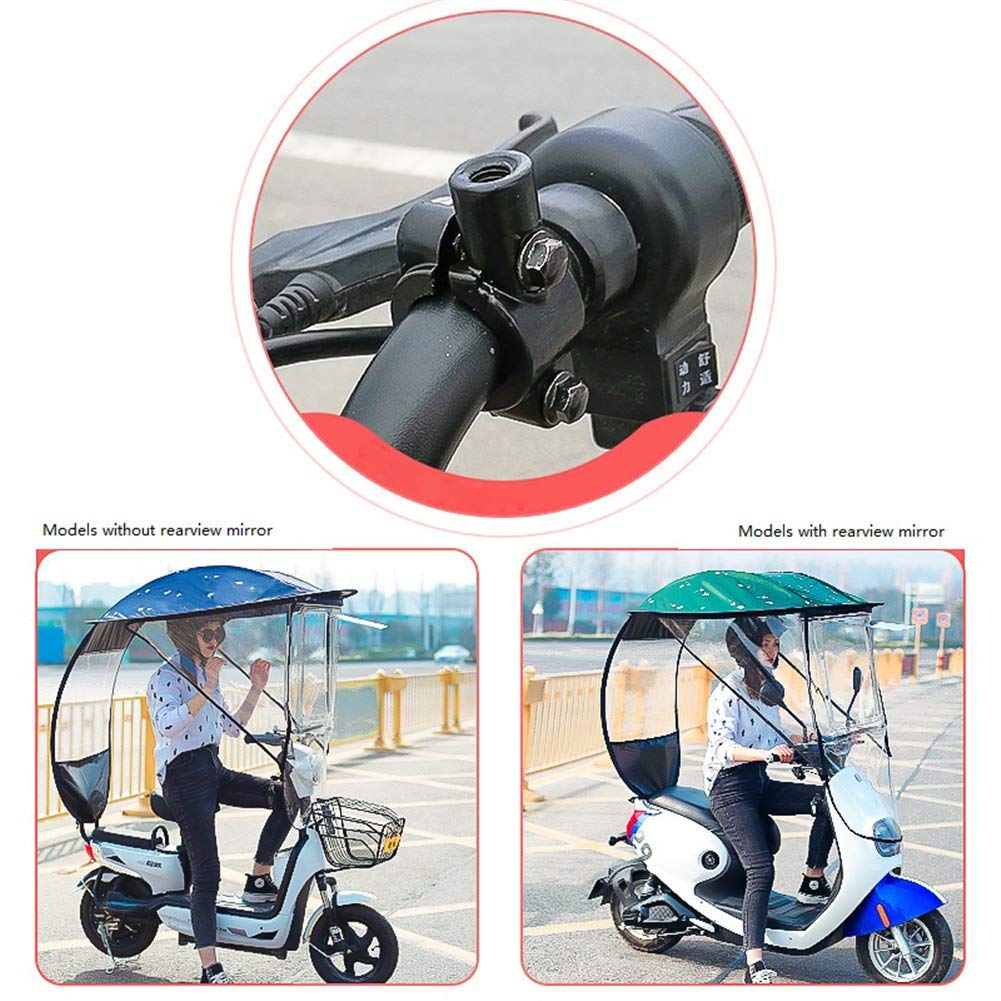 Uniwersalny pokrowiec na osłonę przeciwsłoneczną na motocykl elektryczny, pokrowiec przeciwdeszczowy motocykl, uniwersalny, składany, składany parasol samochodowy