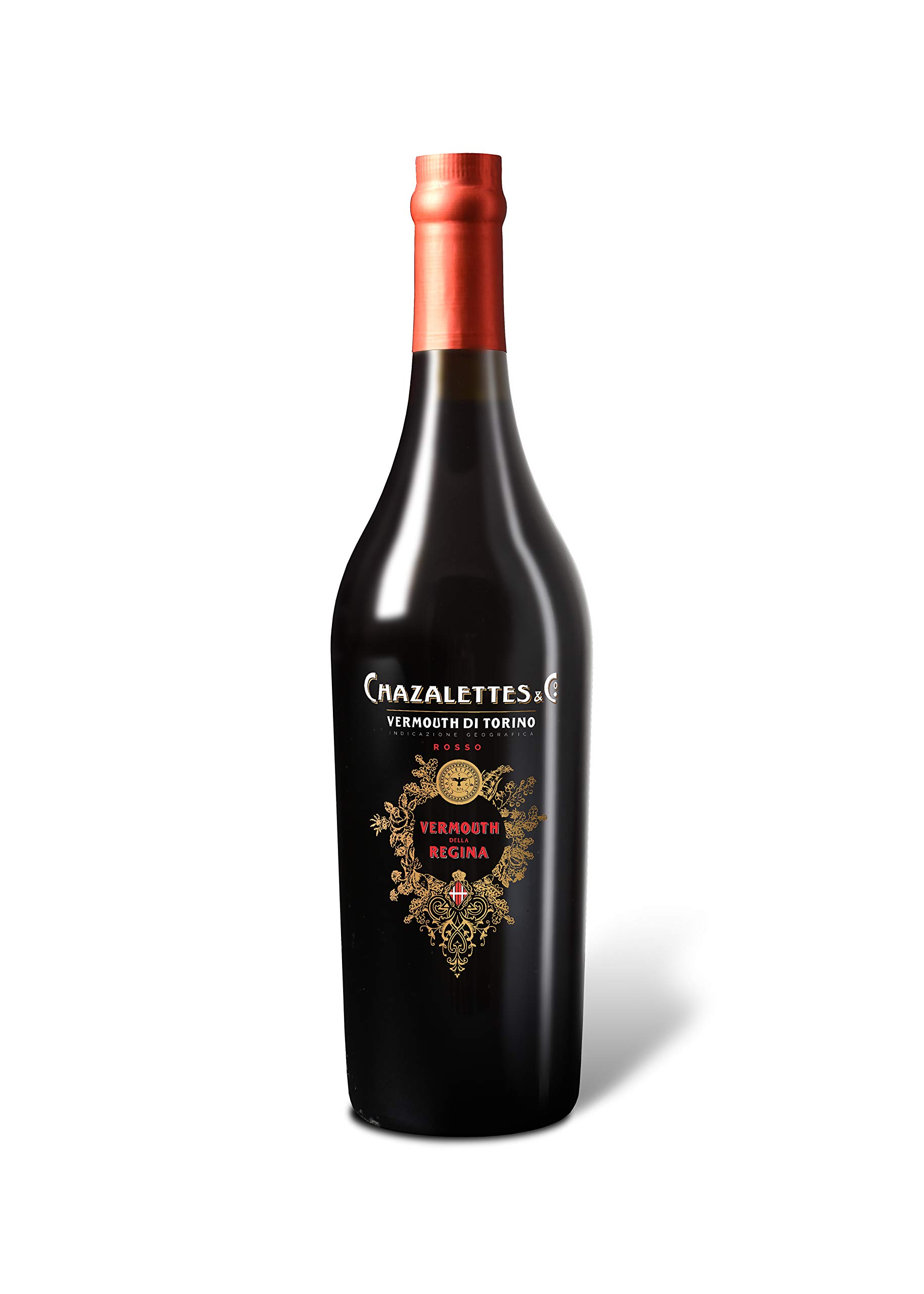 Chazalettes Vermouth della Regina Rosso 75cl - Vermouth con note di erbe, sandalo e coriandolo. 16,5% vol.