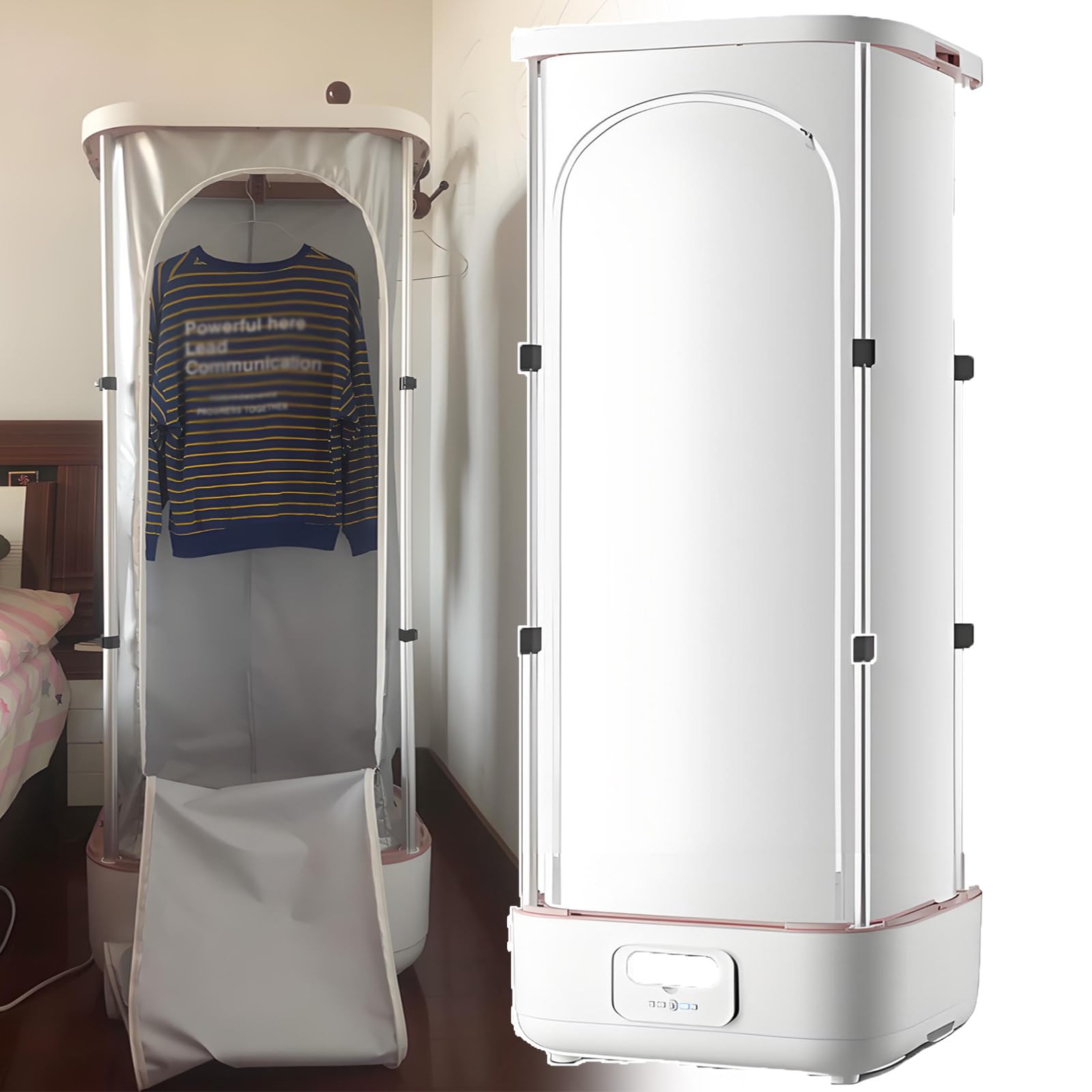 ErShangMao Pro Clothes Dryer Machine - 900w Steam Drying Machine - Collapsible 2-In-1 Garment Steamers,10kg Capacity,For Steam Drying And Odor Removal,Save Time