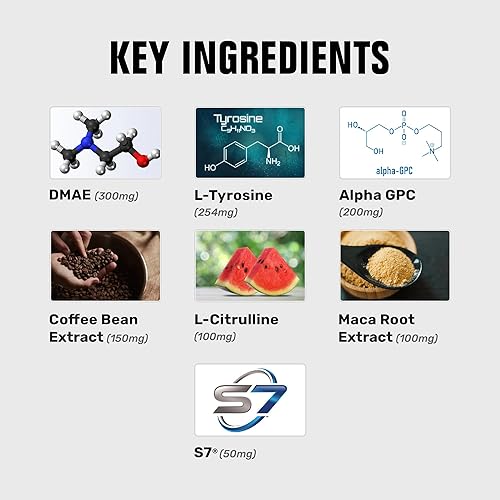 Miniatura 3 de B4UGAME Suplemento de refuerzo cerebral | Rendimiento mental máximo | Nootrópico para concentración, claridad, memoria, estado de ánimo, energía y