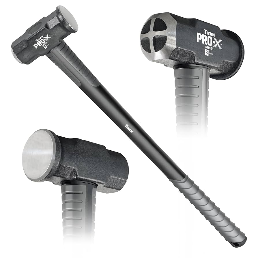 Amazon.com: Titan Pro-X 63018 8lb Sledge Hammer, Dual-Face