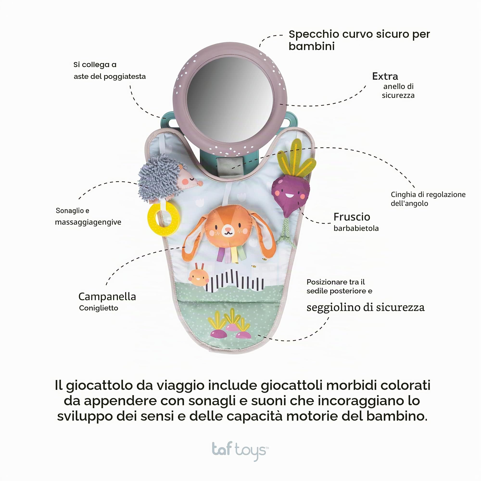Taf Toys - 13105 - Gioco per la Macchina Giardino
