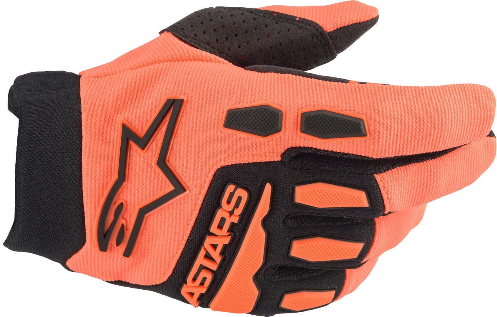 Alpinestars Full Bore rękawice motocyklowe dla młodzieży pomarańczowe/czarne M