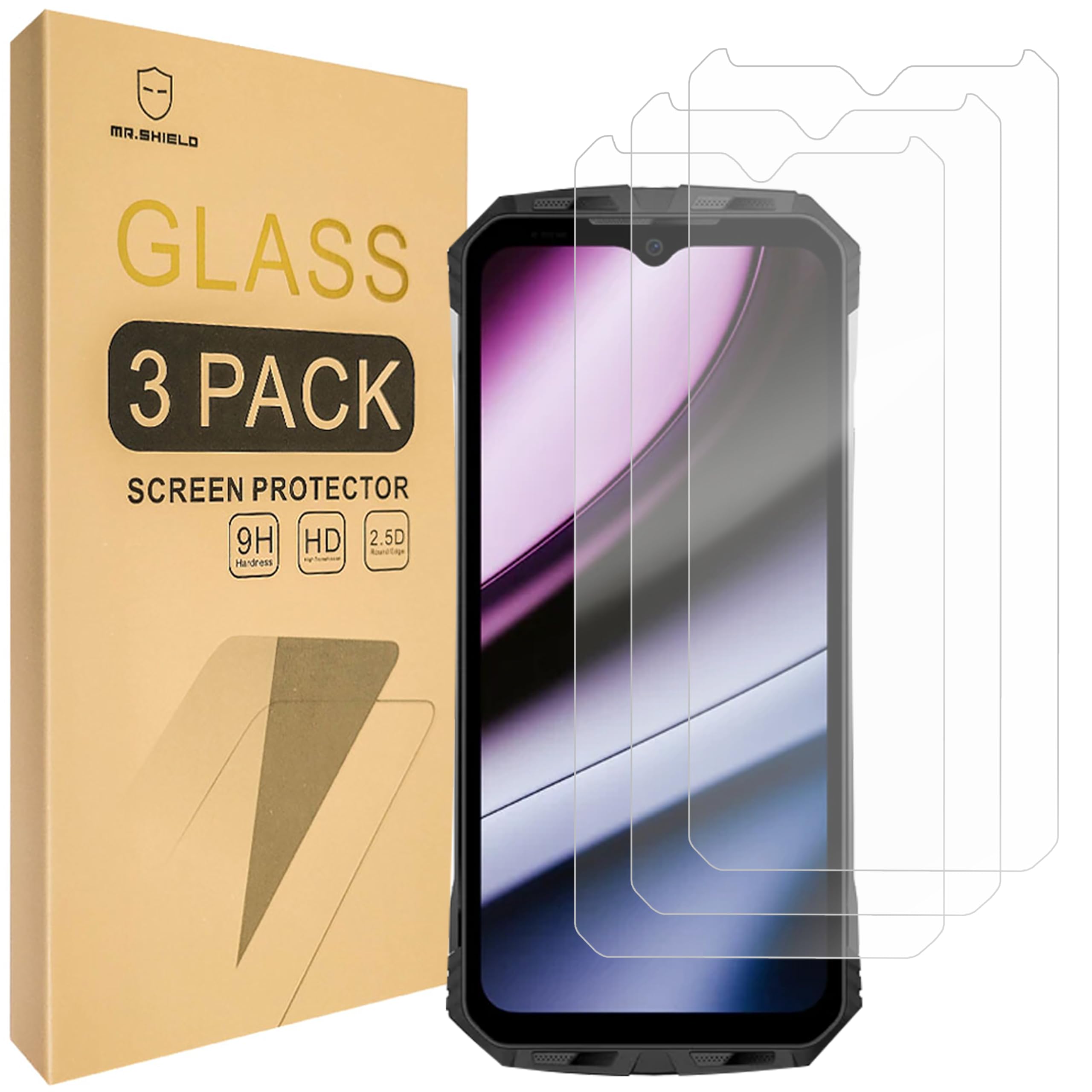 3 Pellicole In Vetro Temperato Per Doogee S110 – Durezza 9H, Antigraffio, HD, 0.33mm – Protezione Schermo - 4