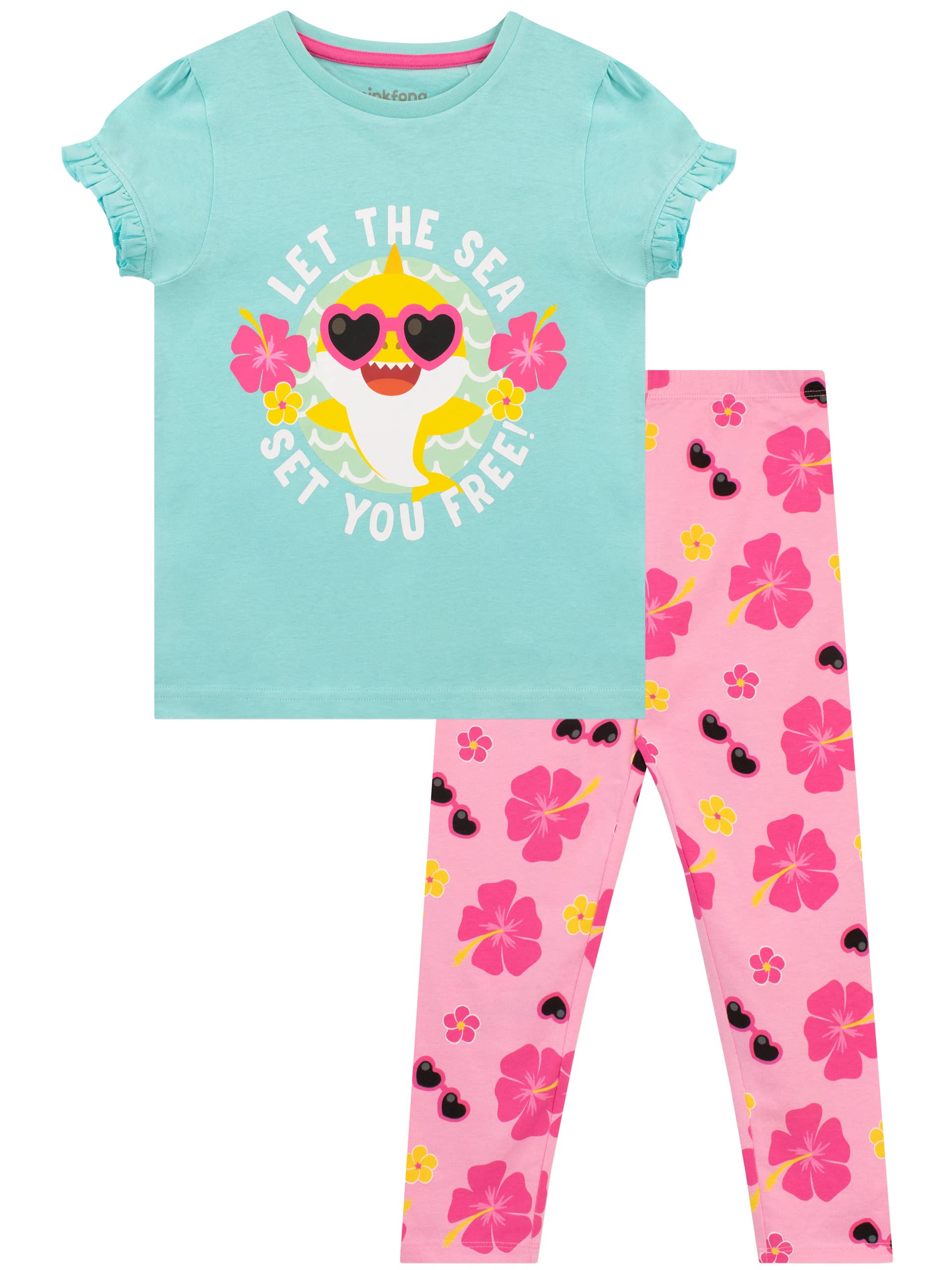 Pinkfong Conjuntos de Top y Pantalones para Niñas Baby Shark