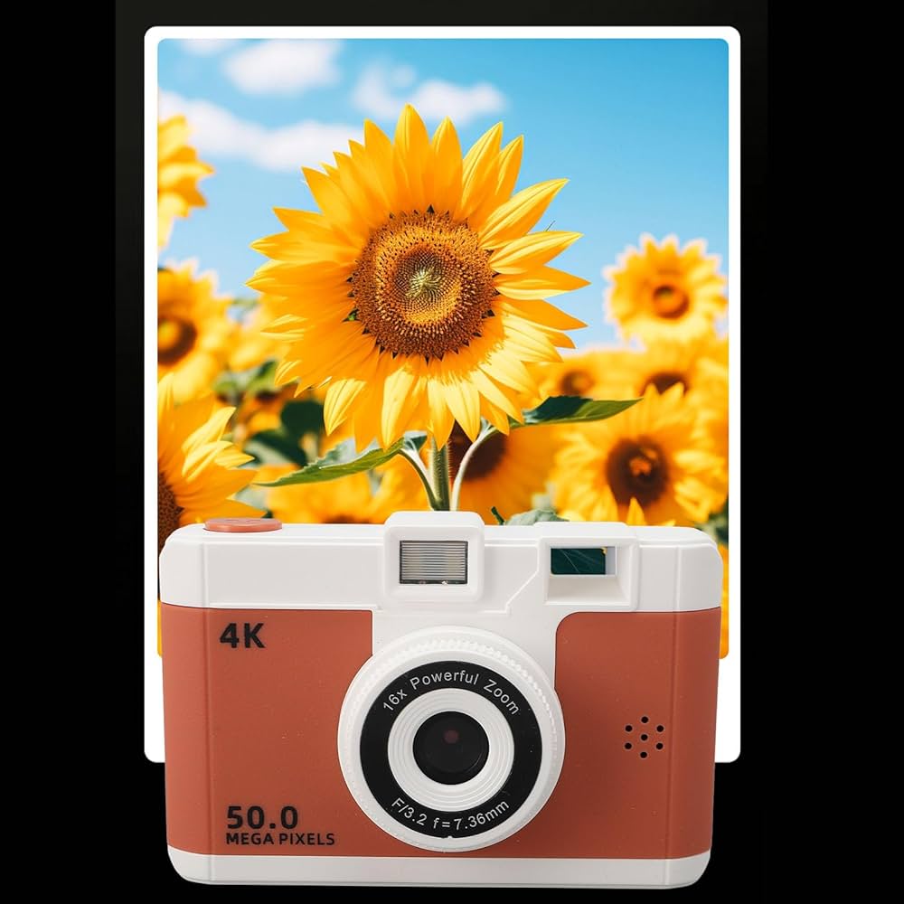 Amazon | ヴィンテージデジタルカメラ、1080P 50MP オート