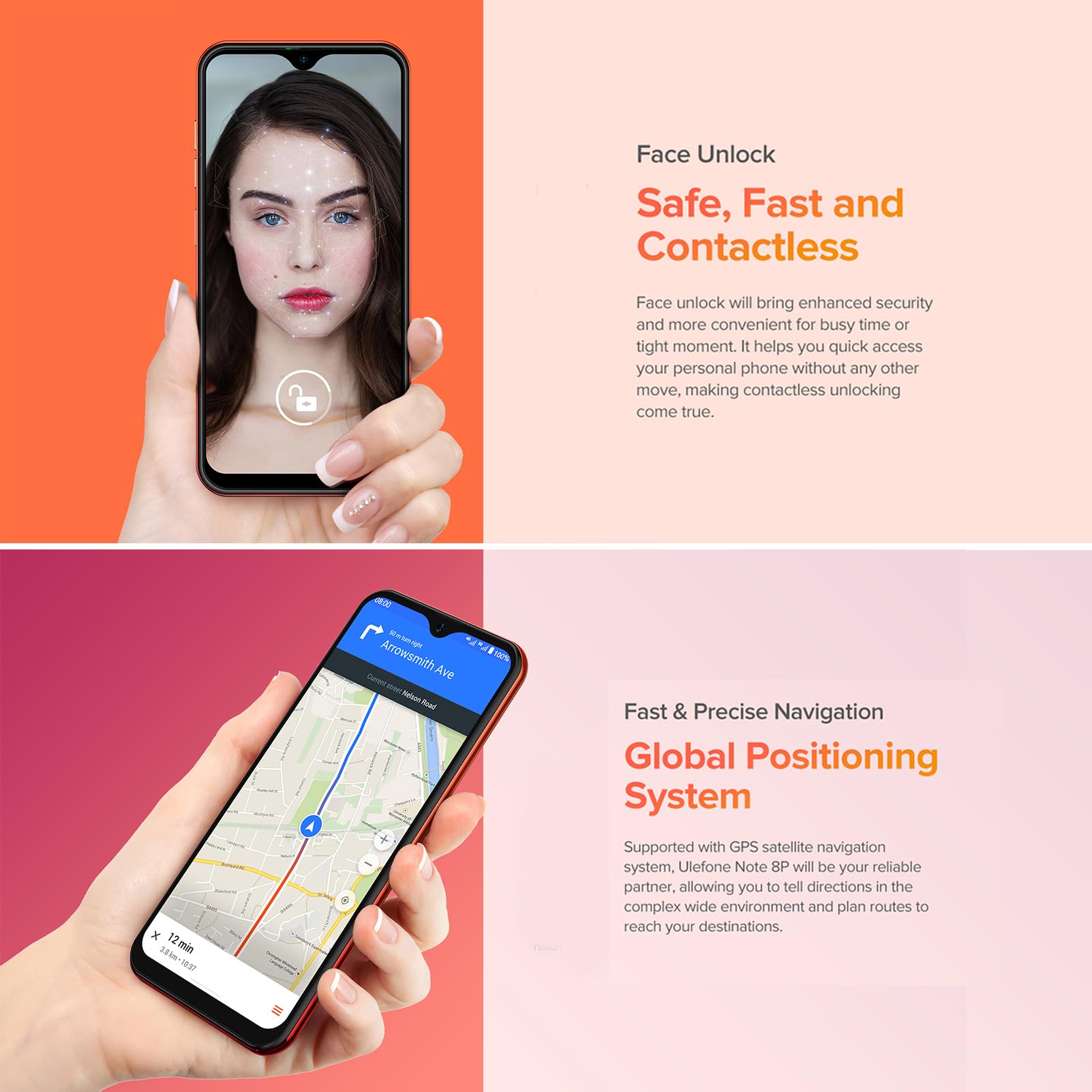 Ulefone Note 8P, un teléfono muy barato con Android 10 Go Edition