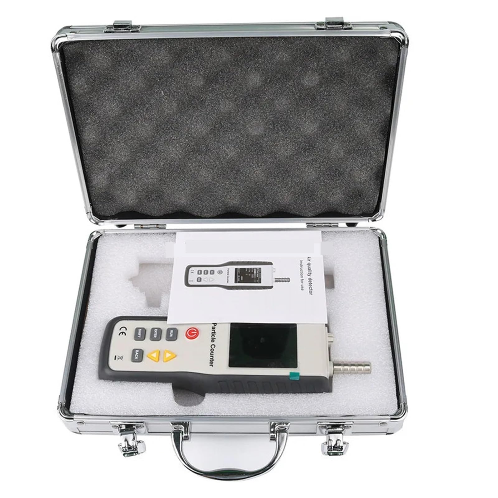 Detector de partículas PM2.5, Contador de partículas de Polvo, Detector de contaminación del Aire, medidor de partículas de Polvo, Pantalla LCD de 2,8 Pulgadas Amplias Aplicaciones