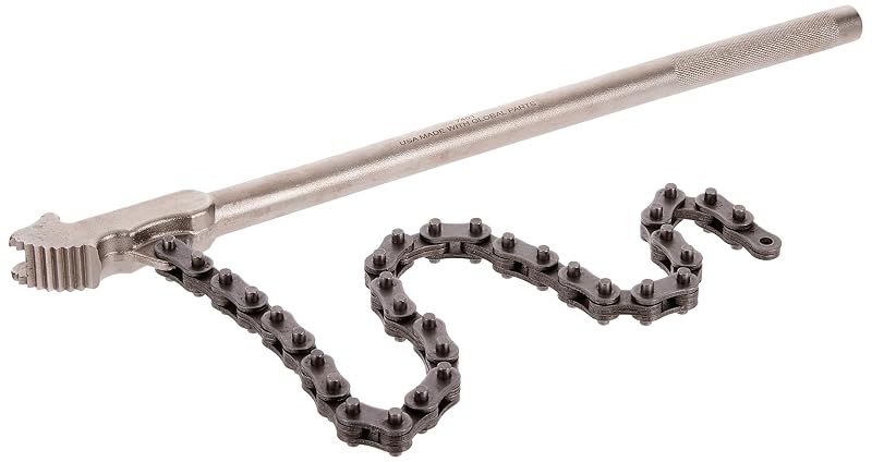 Chave de Corrente com Catraca OTC 7401, para Diâmetros de 7,6 a 17,1 cm, Cabo de 48,3 cm