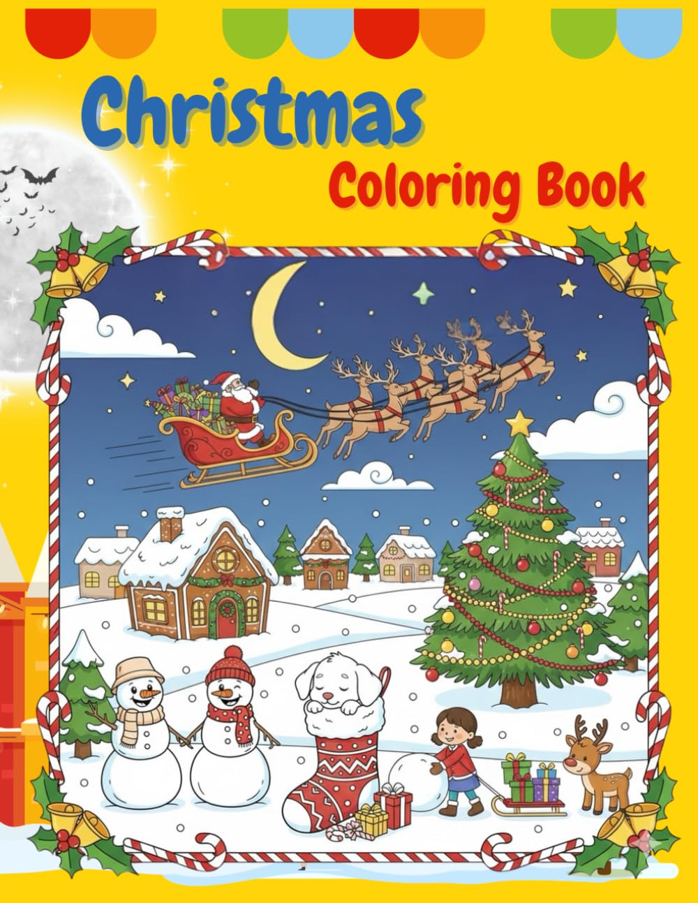 Merry & Bright Christmas Coloring Book