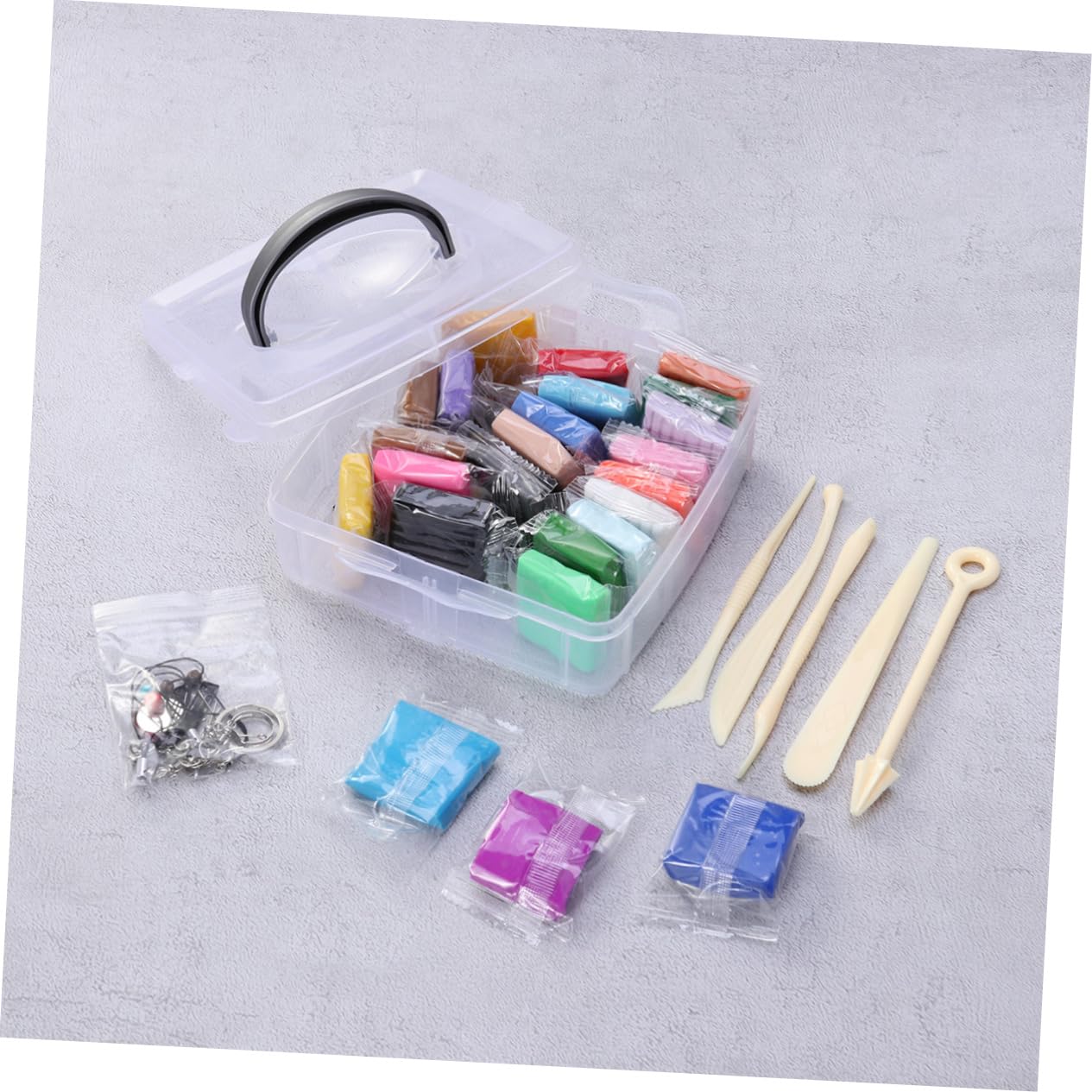 Kit de Arcilla Polimérica para Modelar, 24 Colores, para Niños