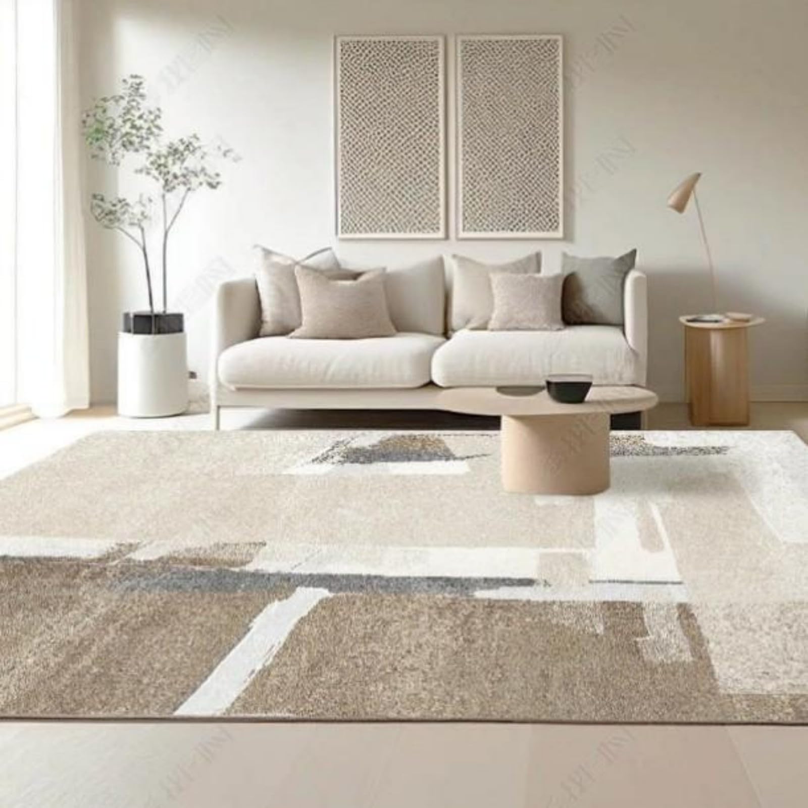 Tapis de salon abstrait pour une décoration de lux-e