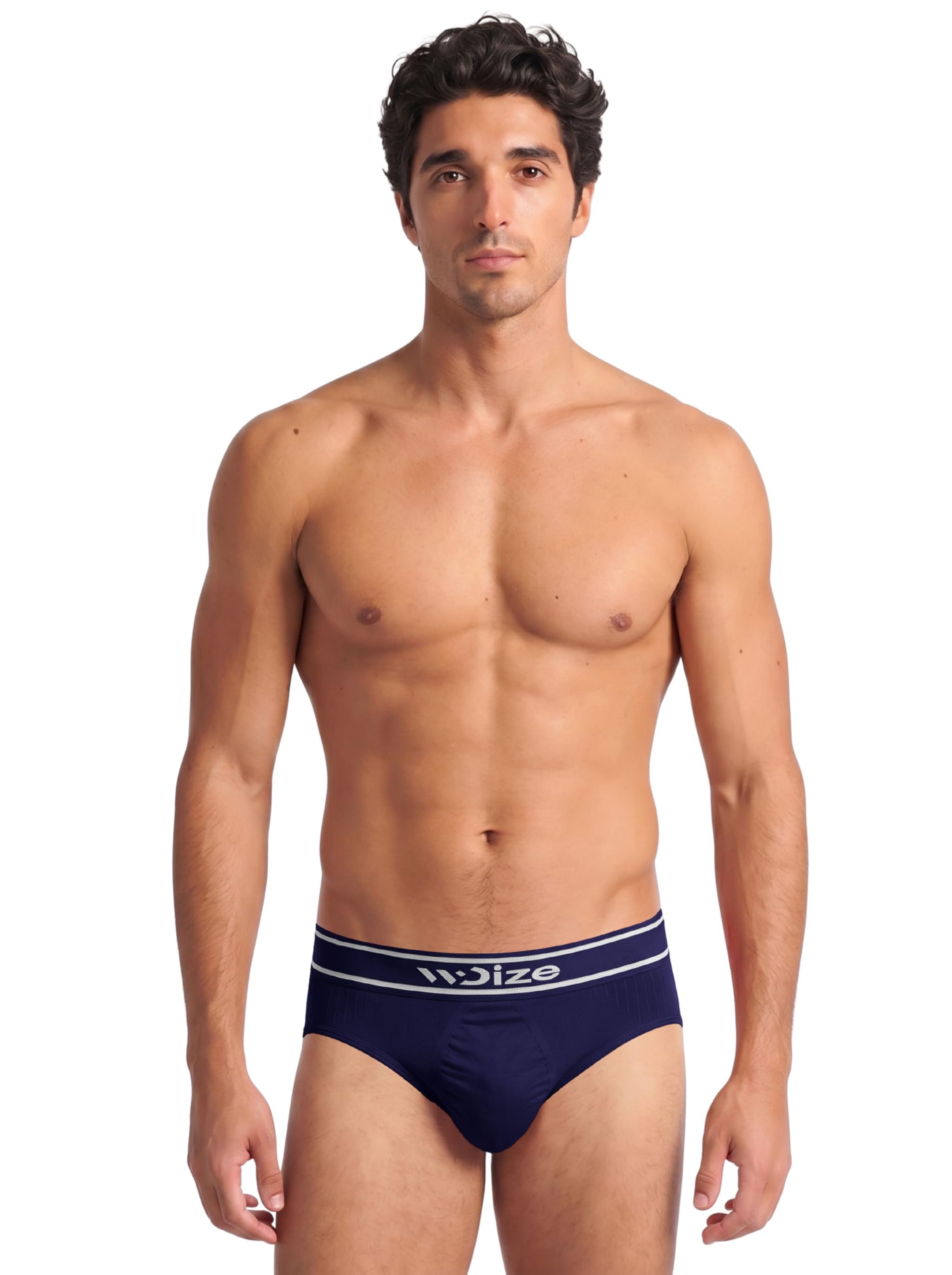 Evolve Seamless Men's Modern Mid-Waist Brief | Ultrasoft Microfiber Fabric | Breathable with Support Pouch | Lightweight Everyday Underwear-picture-15