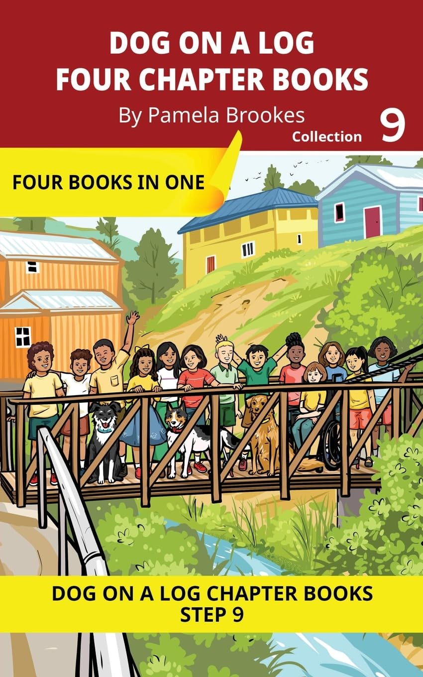 Four Chapter Books 9: Decodable Series for Students Learning to Read. For Developing Readers and Students with Dyslexia. (Step 9 Vowel Digraphs ai, ... (DOG ON A LOG Chapter Book Collections)      Paperback – Large Print, March 23, 2026