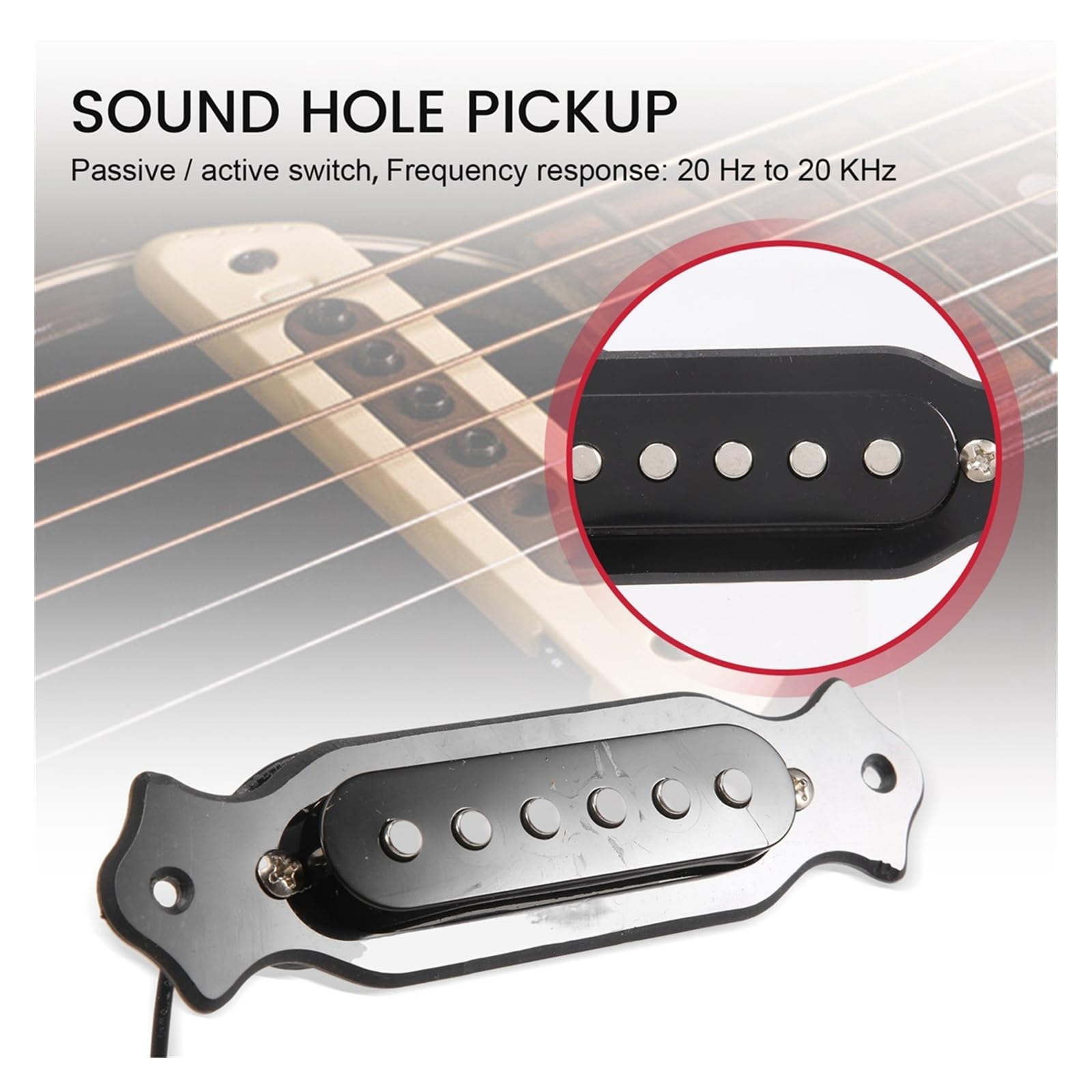 Guitar Pickguard 1PC Folk Acoustic Guitar Pickguard Pick Sticker For Acoustic Guitar Accessories Rose Wood(4)