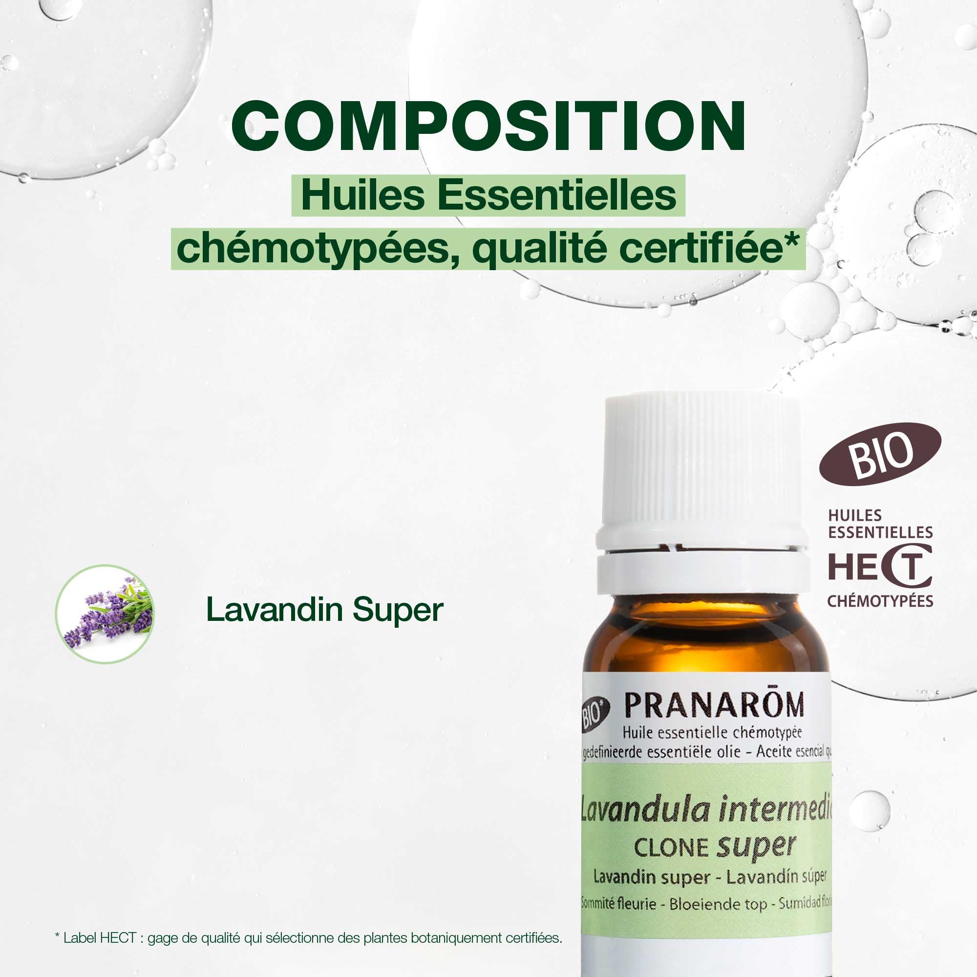 PRANAROM - Lavandín - Aceite Esencial - AEQT - 10ml
