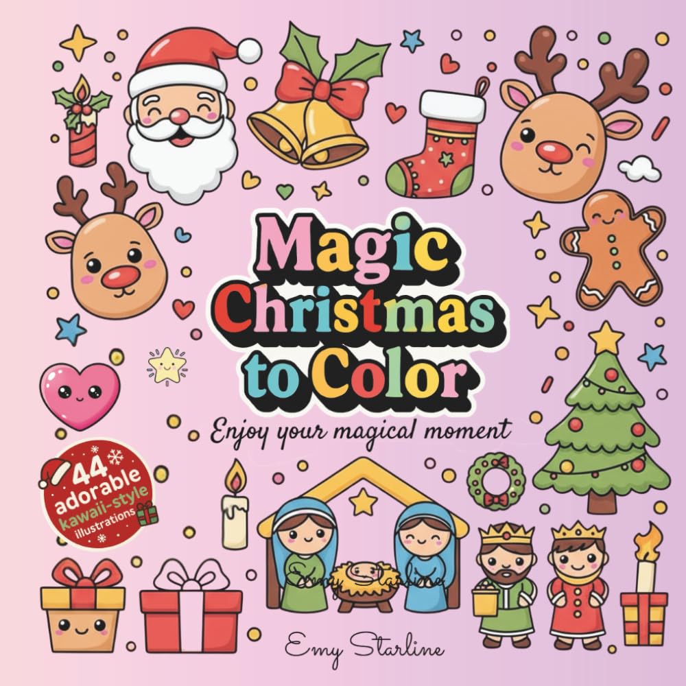 Magic Christmas to Color: Enjoy your magical moment