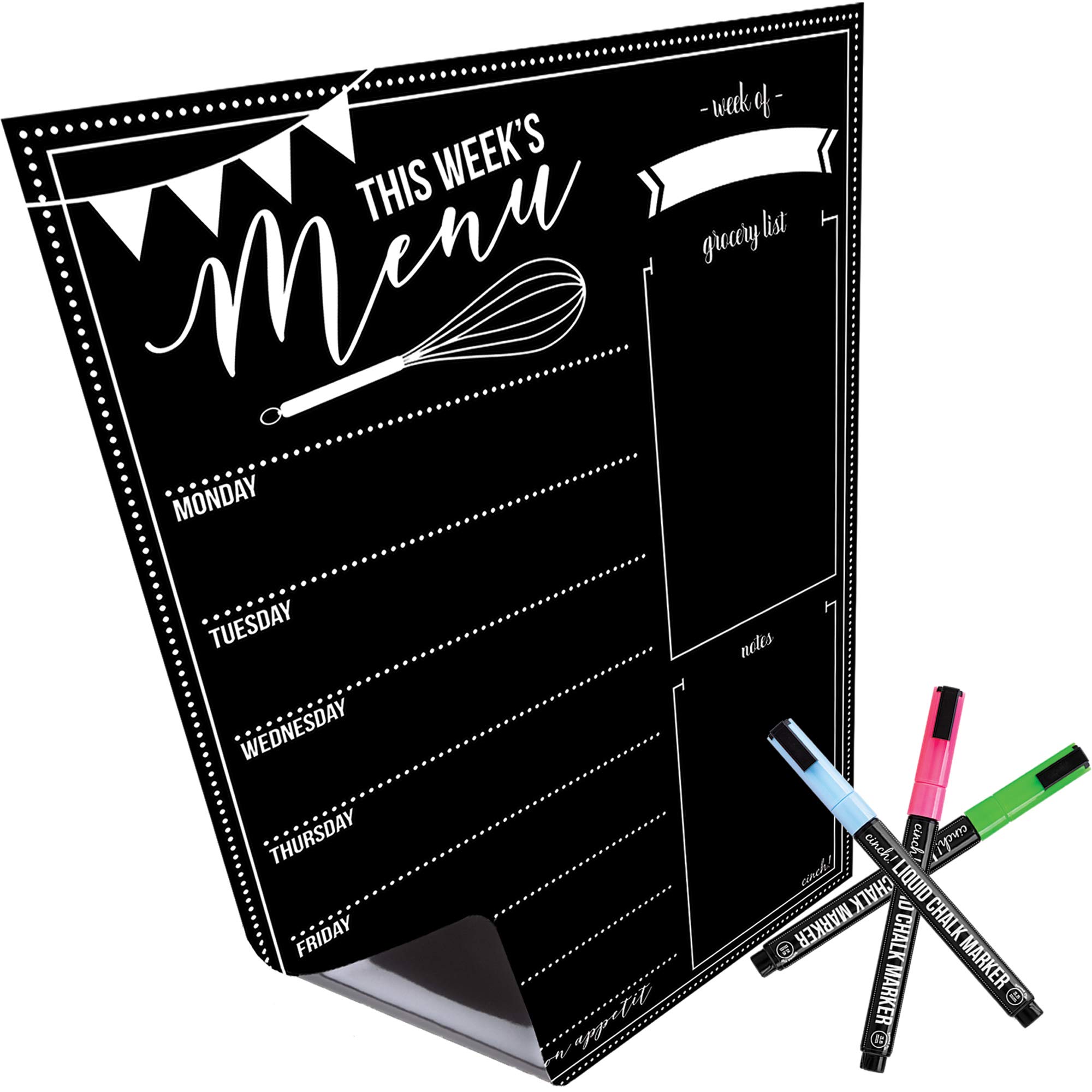 Buy Magnetic Dry Erase Menu Board For Fridge With Bright Neon Chalk Buy Magnetic Dry Erase Menu Board For Fridge With Bright Neon Chalk