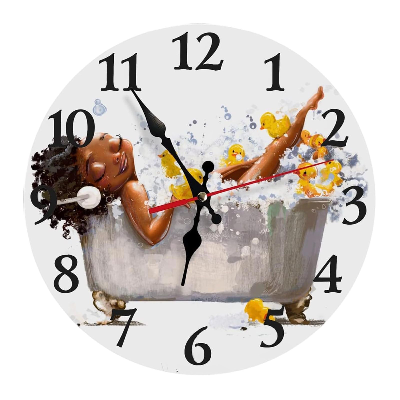YROHGKPN Silents None-Ticking Clocks Decorative Clock Battery Operated Wall for Living Room Kitchen Home Decors for Bathroom Kitchen Living Room