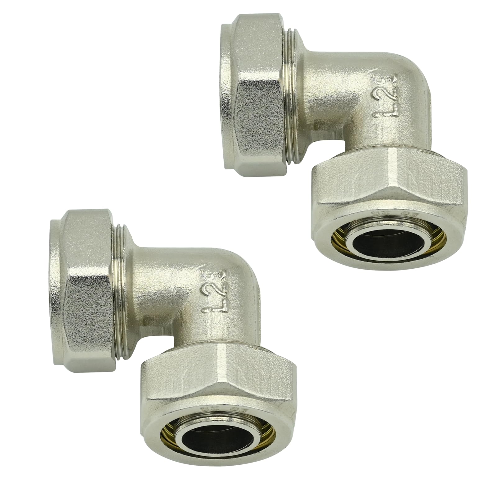 2Pack 3/4’’ M8067 Equal Elbow Fitting for 3/4-Inch Tubing Compatible with Maxline Shop Garage Compressed Air lineTube System Kit