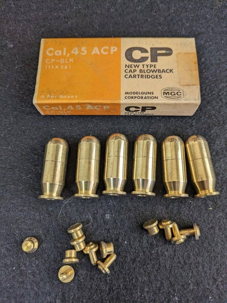 Amazon.co.jp: （未発火）MGCカートリッジ Cal 45ACP ガバメント