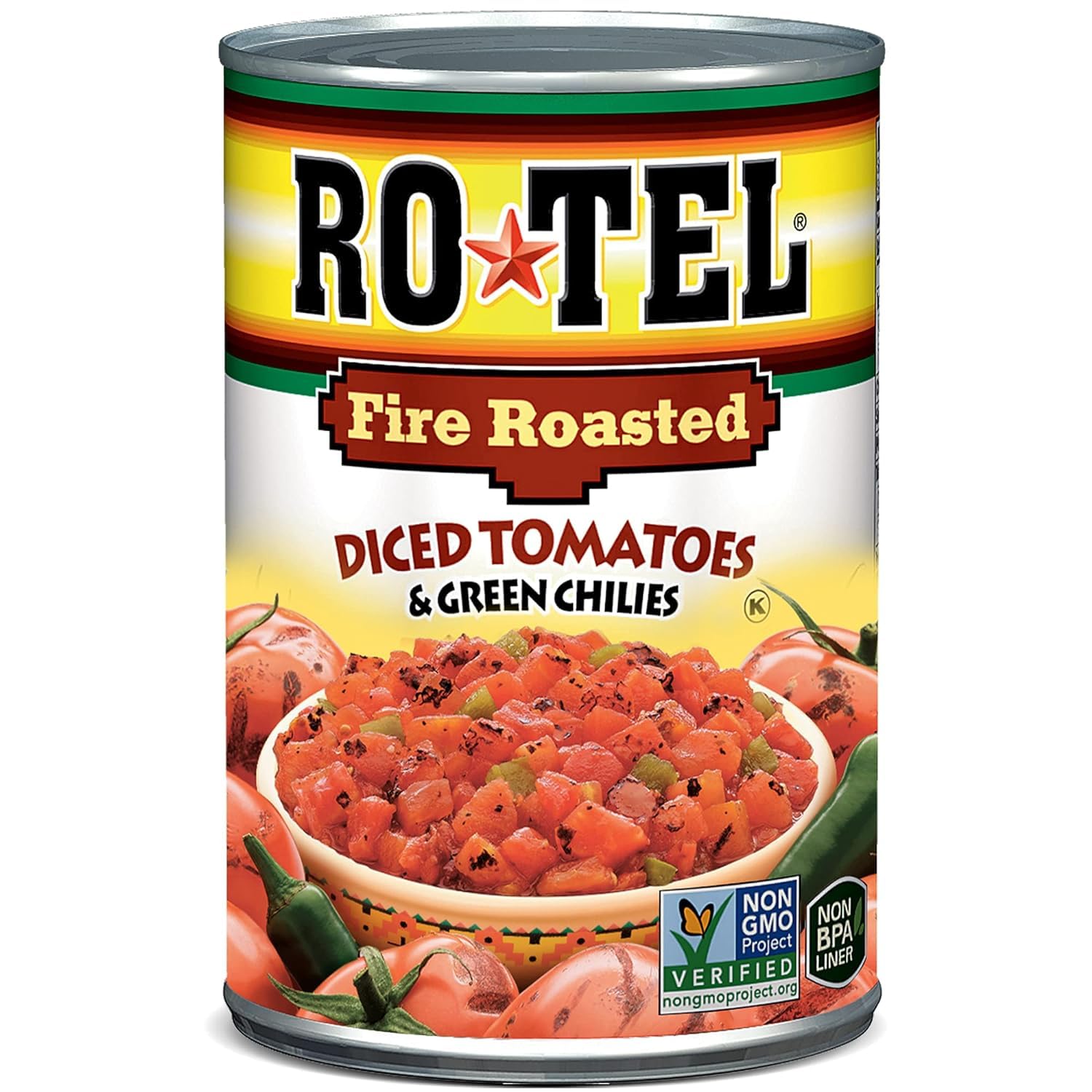 Fire Roasted Diced Tomatoes 10 oz. (Pack of 12)