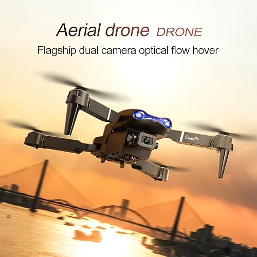 Miniatura 2 de Mini dron con cámara dual 1080P HD para principiantes, FPV, térmico, duración de batería extendida, modos de vuelo versátiles, diseño portátil y