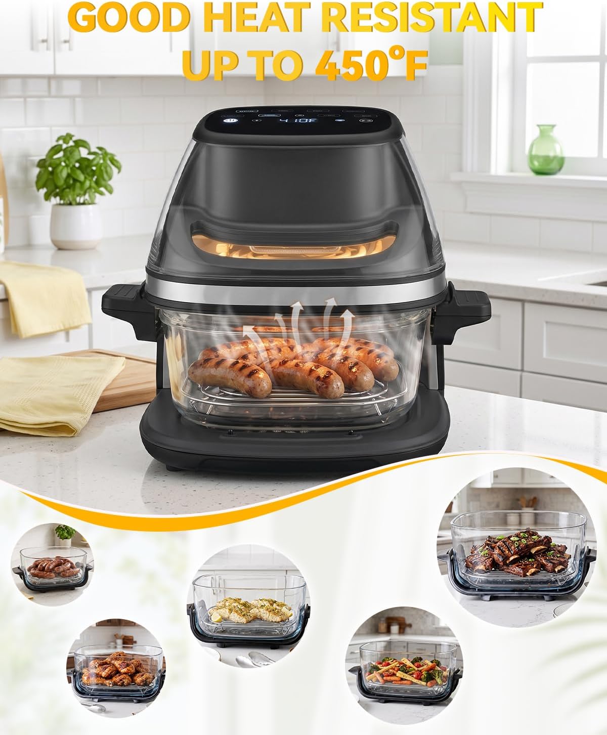 Stainless Steel Crisper Rack Compatible with Cuisinart Air Fryer 4Qt AFC-4