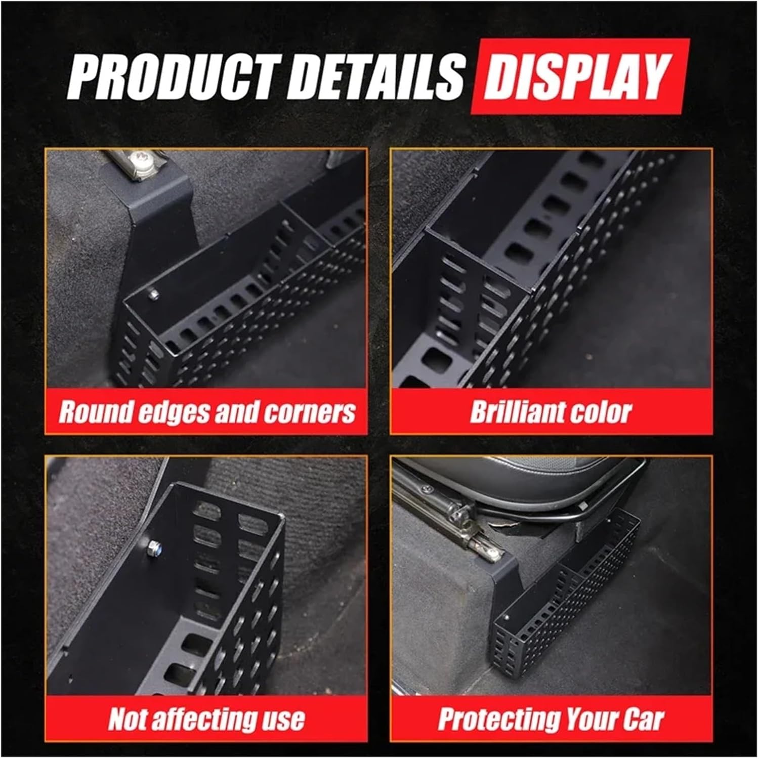Under Seat Storage Box Garbage Bin Organizer Case Holder Compatible for Land Rover Defender 90 110 130 2004-2018 Accessories(Driver seat)