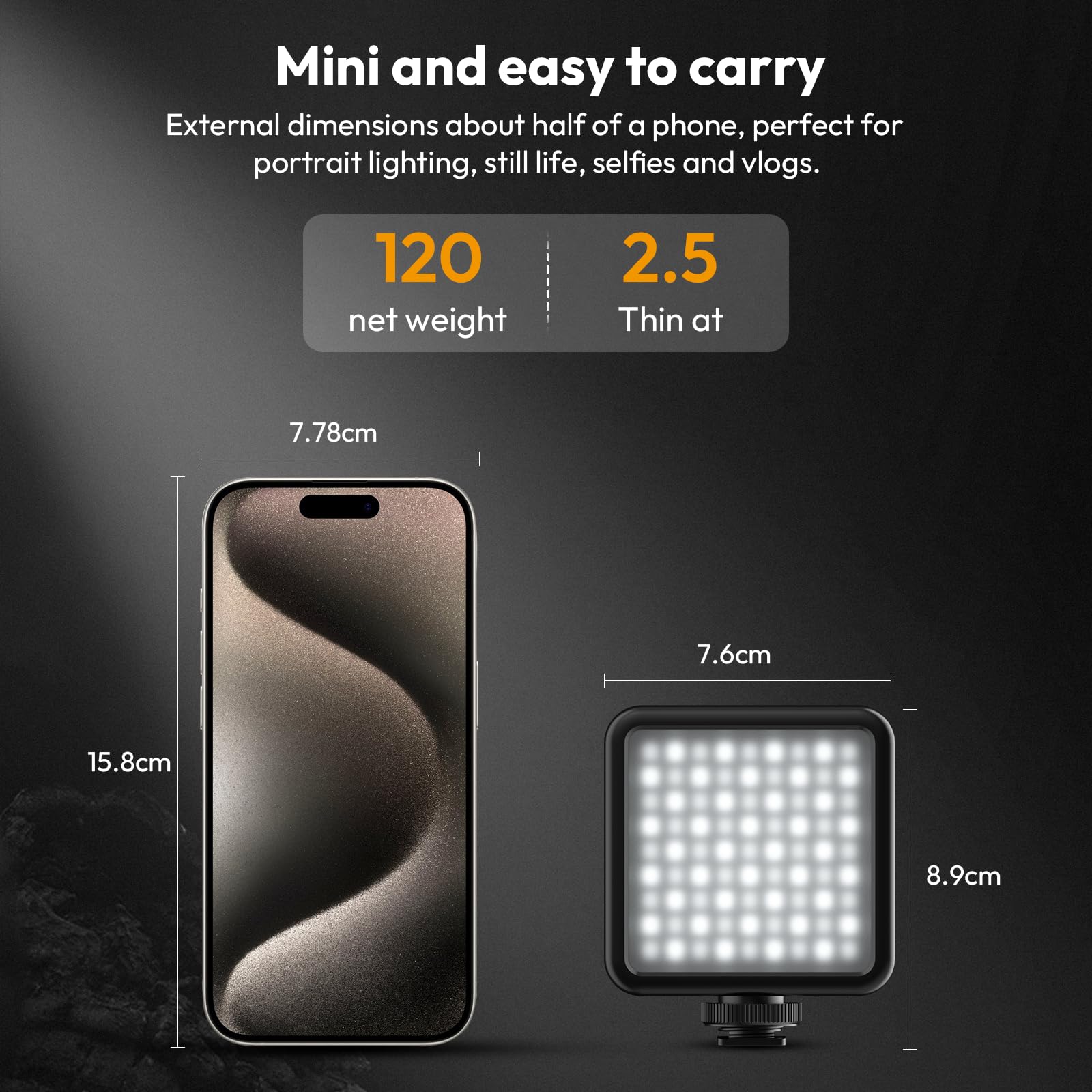 Amazon.com : ULANZI VL-81 Camera Phone Selfie Light with Clip