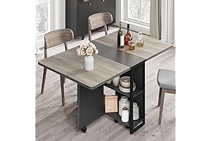 IDEALHOUSE Folding Drop-leaf Table