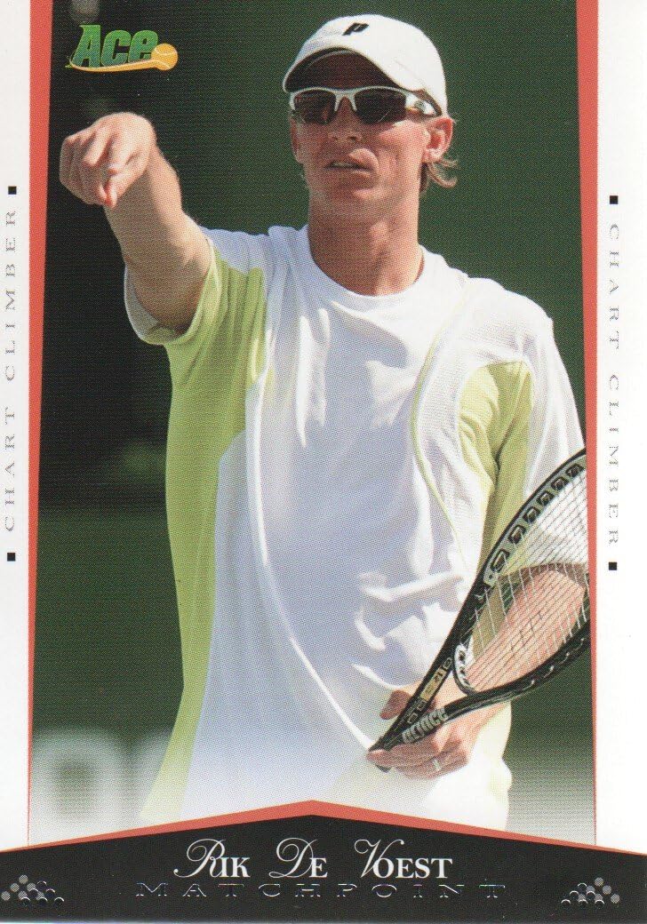 2008 Ace Authentic Match Point Tennis #30 Rik De Voest