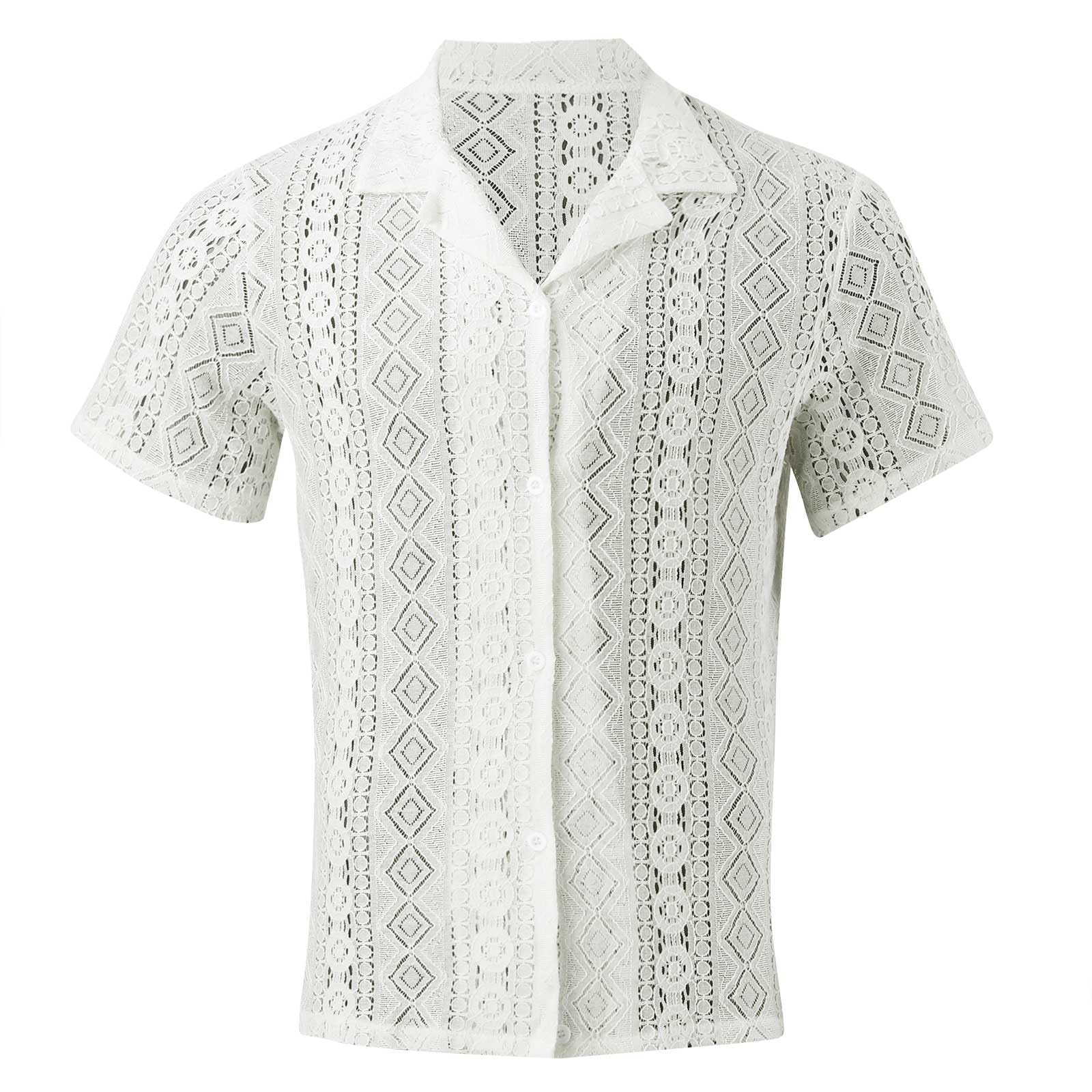 Netzoberteil Herren Transparent Kurzarmhemd Atmungsaktiv Netzshirt Sexy Outfit Für Männer Durchsichtig Wetlook Erotik Unterwäsche Mit Zerkleinerte Motiv Muskel Kostüm Kinky-Outfit