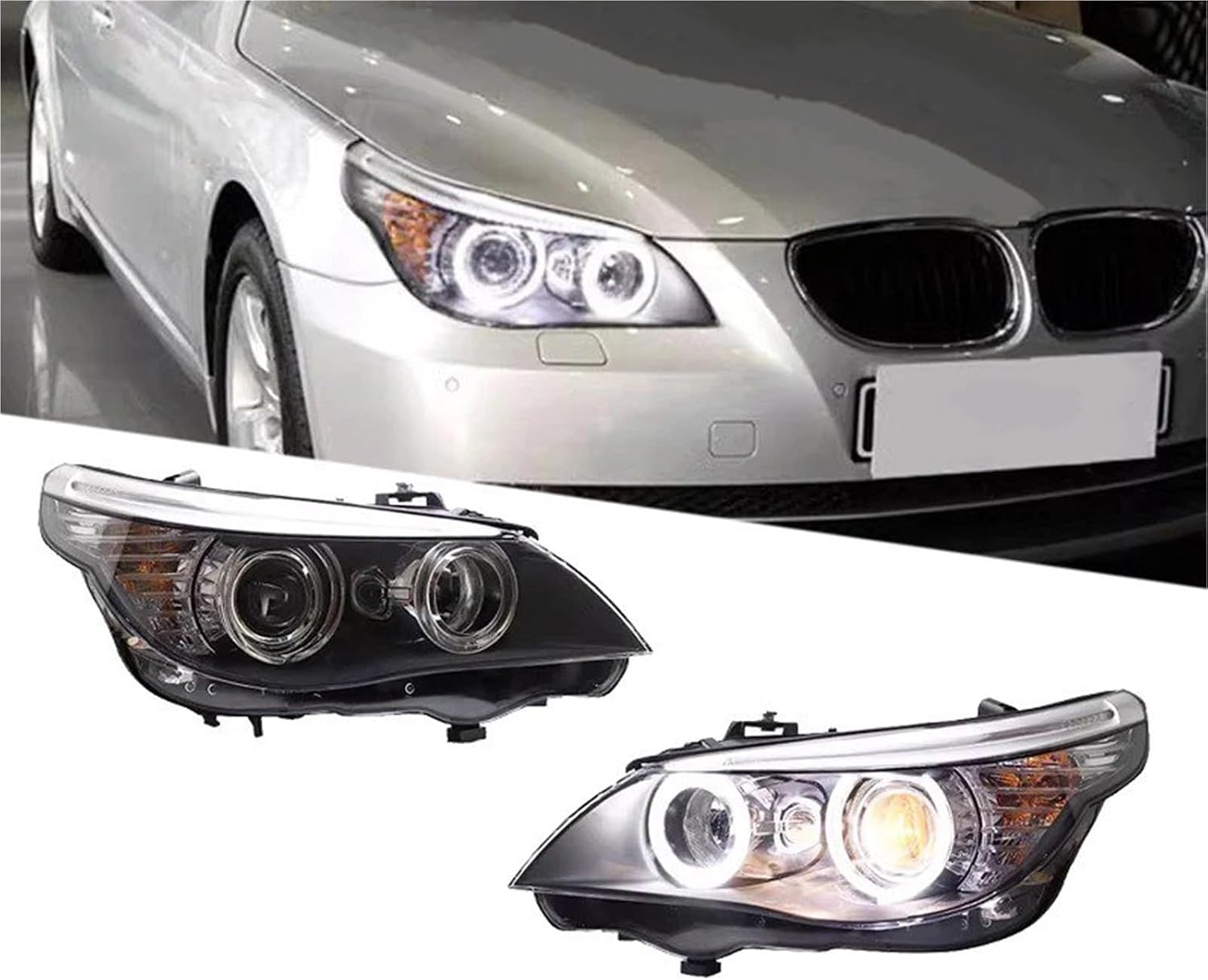 E60 E61 後期LCI 純正ヘッドライト左 525i 530i BMW 5シリーズ E60