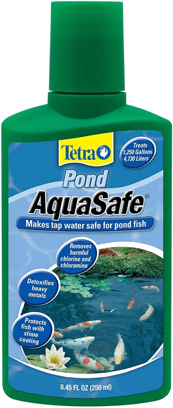 TetraPond AquaSafe 16.9 Ounces, Makes Tap Water Safe For Pond Fish