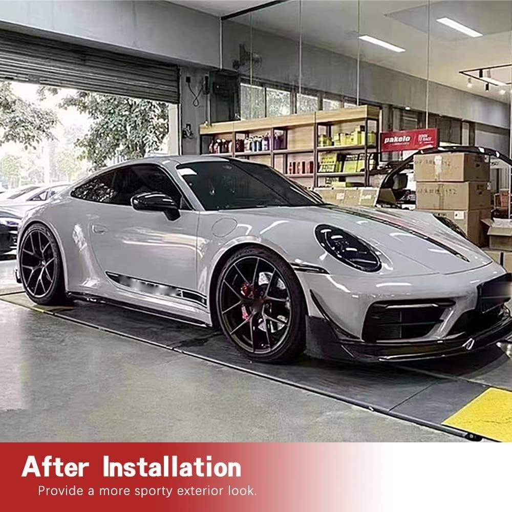 Real Carbon Fiber 911 Side Skirts for Porsche 911 992 2019-2020 Carrera 4 S 4S Coupe 2-Door Car Side Skirt Extension Rocker Panel Splitters Factory Outlet