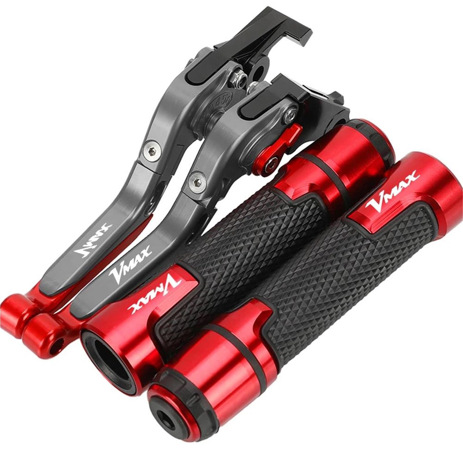 Jhybdp Color 13 Handlebar Levers Motorcycle Brake Clutch Lever Handlebar Grips For Vmax1700 V-Max1700 Vmax V-Max 1700 2009-2020 Handle Bar Extension Kit Motorbike Brake Grips Clutch Lever