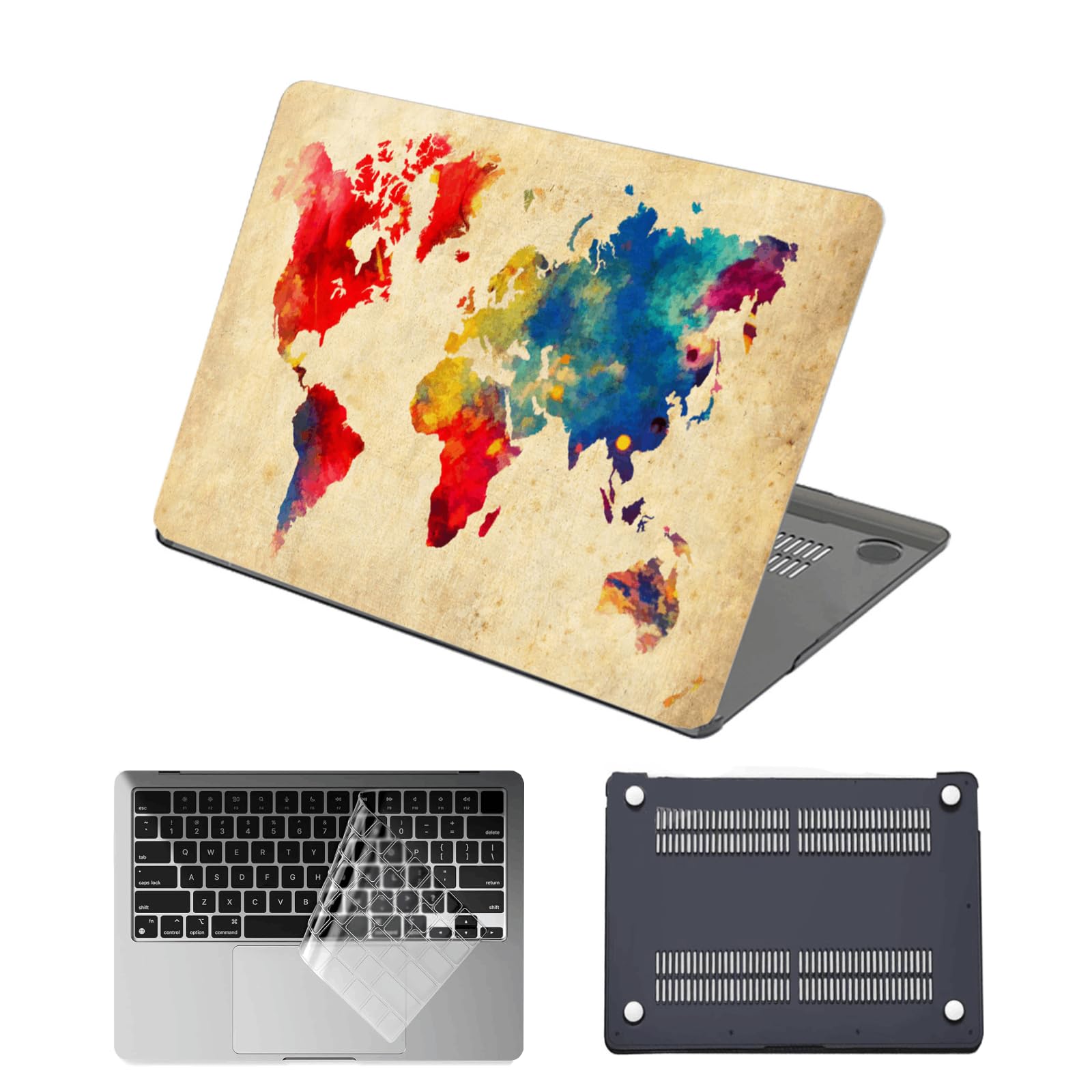 Carcasa MacBook 12 A1534 antipolvo con protector teclado para evitar arañazos y suciedad 8
